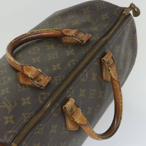 LOUIS VUITTON Monogram Speedy 35 Hand Bag M41524 LV Auth 58547 - Picture 6 of 16